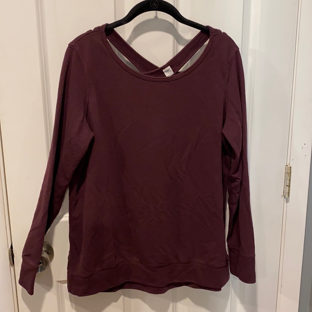 ON Active Open Cross Back Pullover Sweatshirt